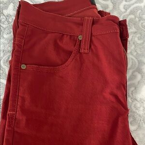 Karen Kane brick color straight leg pants. Nice stretch and very comfy
